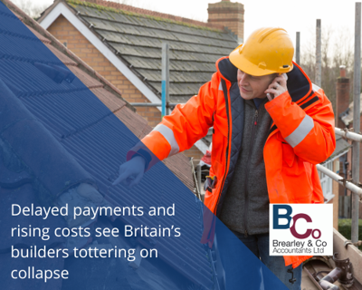 Delayed payments and rising costs see Britain’s builders tottering on collapse