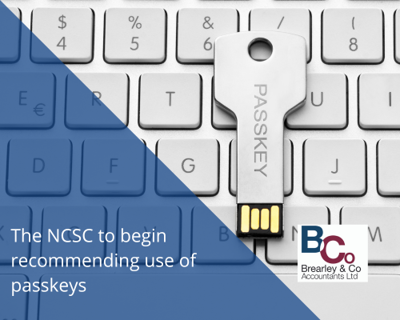 The NCSC to begin recommending use of passkeys