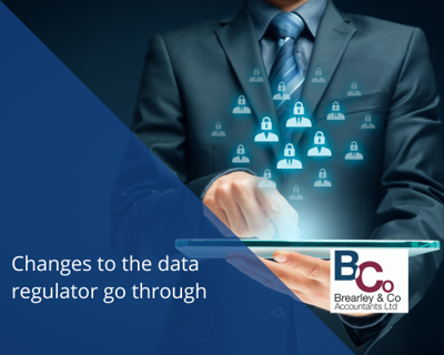 Changes to the data regulator go through