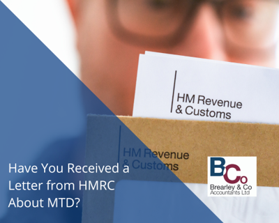 Have You Received a Letter from HMRC About MTD?