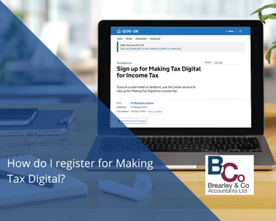 How do I register for Making Tax Digital?