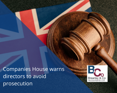 Companies House warns directors to avoid prosecution