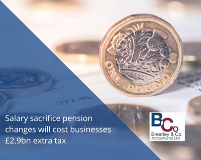 Salary sacrifice pension changes will cost businesses £2.9bn extra tax