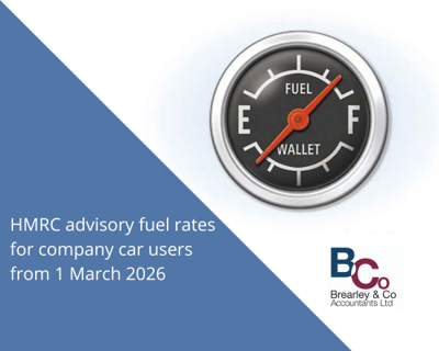 HMRC Advisory fuel rates for company car users from 1 March 2026