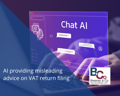 AI providing misleading advice on VAT return filing